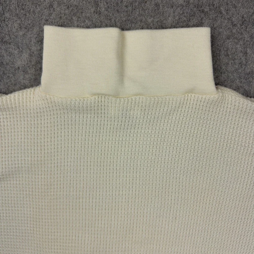 VTG CWU-44/P Undershirt Large Cream Aramid Flyer Anti Exposure Waffle Turtleneck